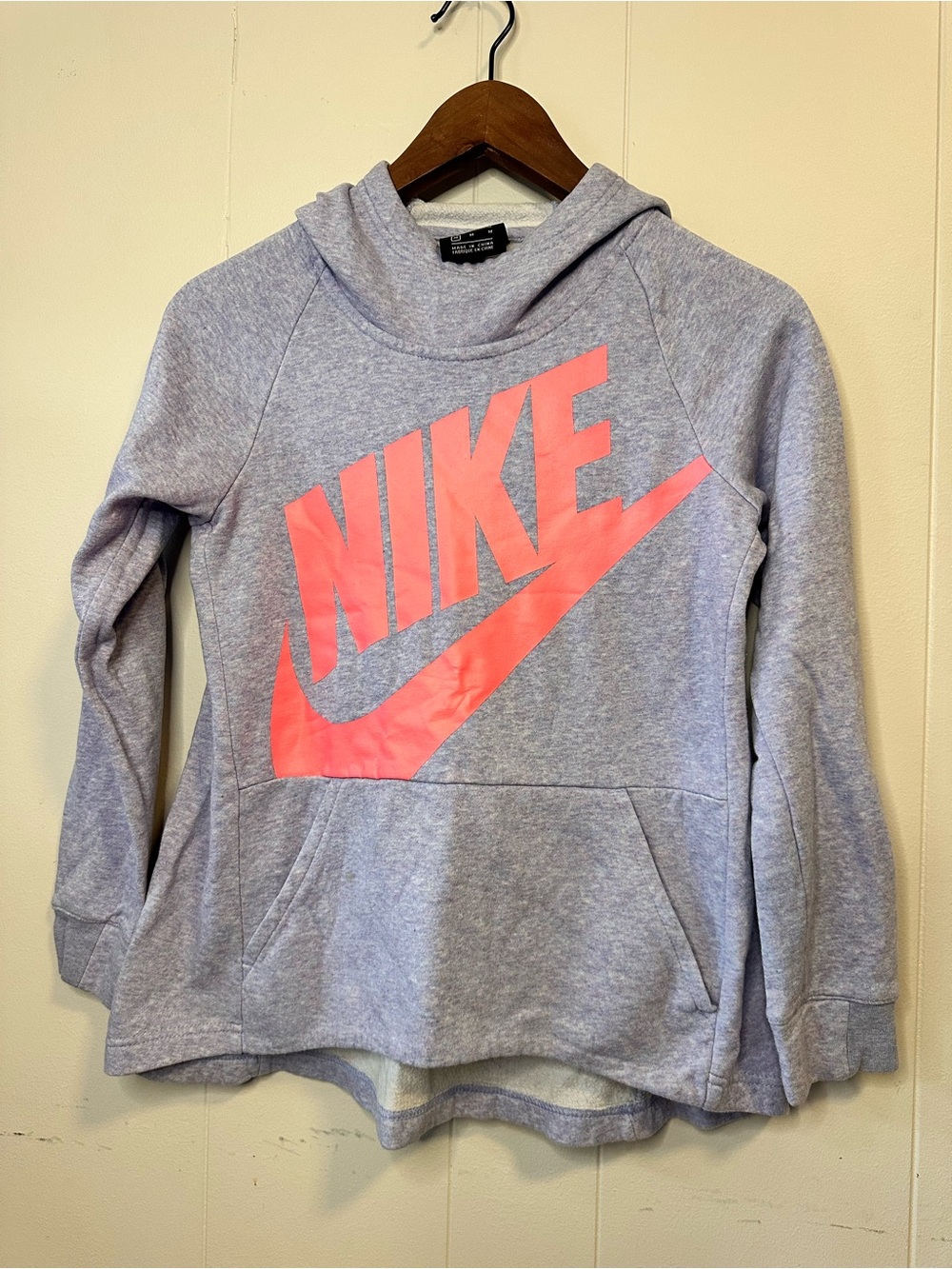 Nike Lavender Pullover with Pink Logo